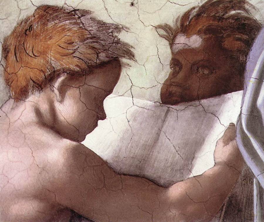Michelangelo - Sibyles - La Sibyle de Delphes (Detail) 2.jpg